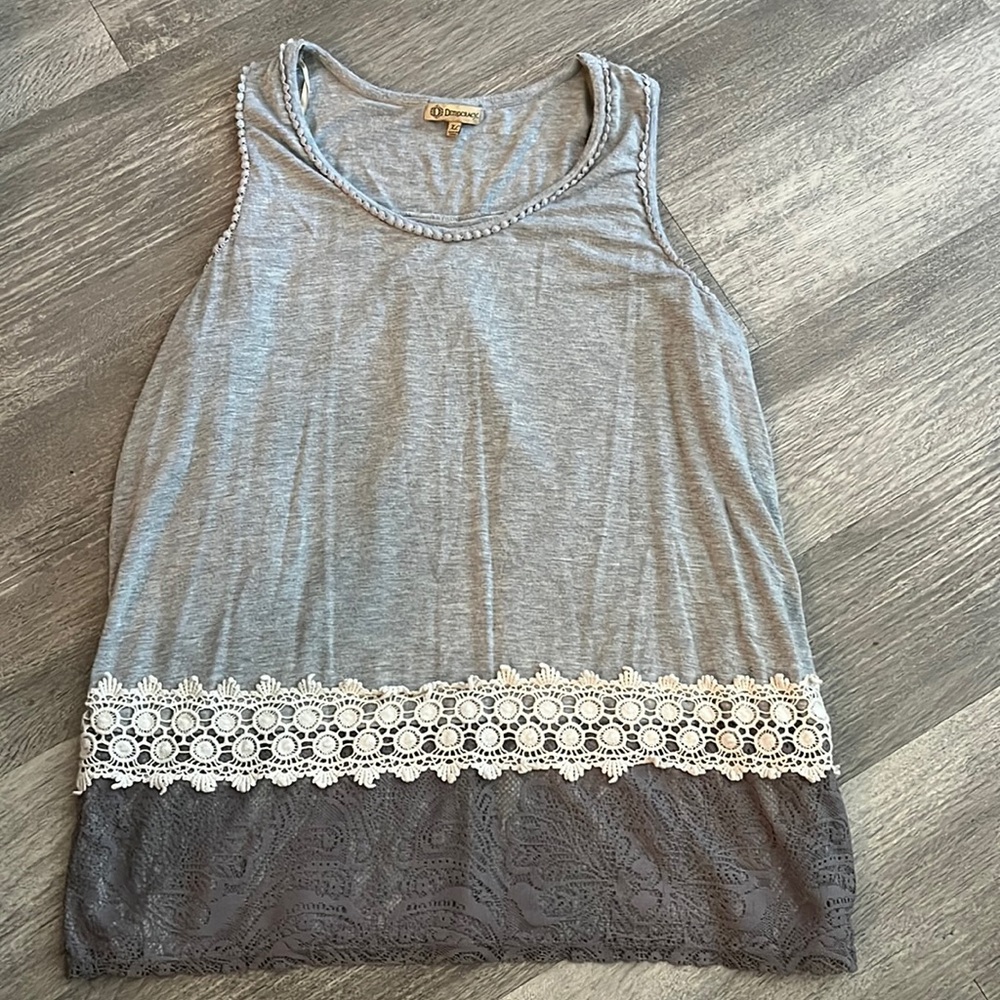Gray tank top